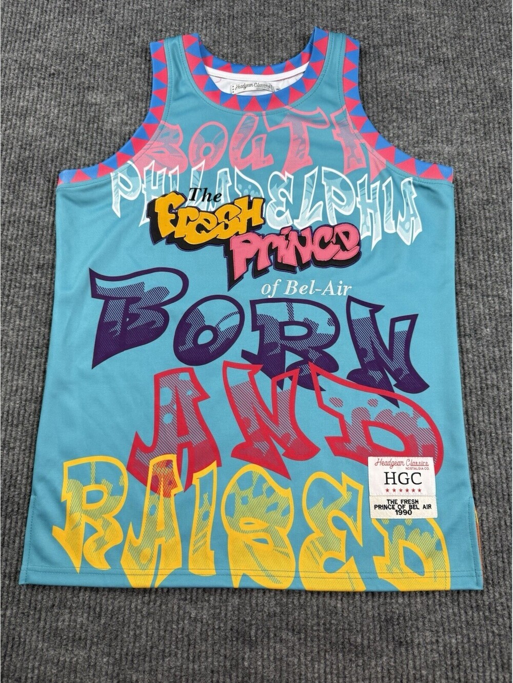 Headgear Classics Fresh Prince Bel-Air Smith 14 Jersey Mens M Basketball